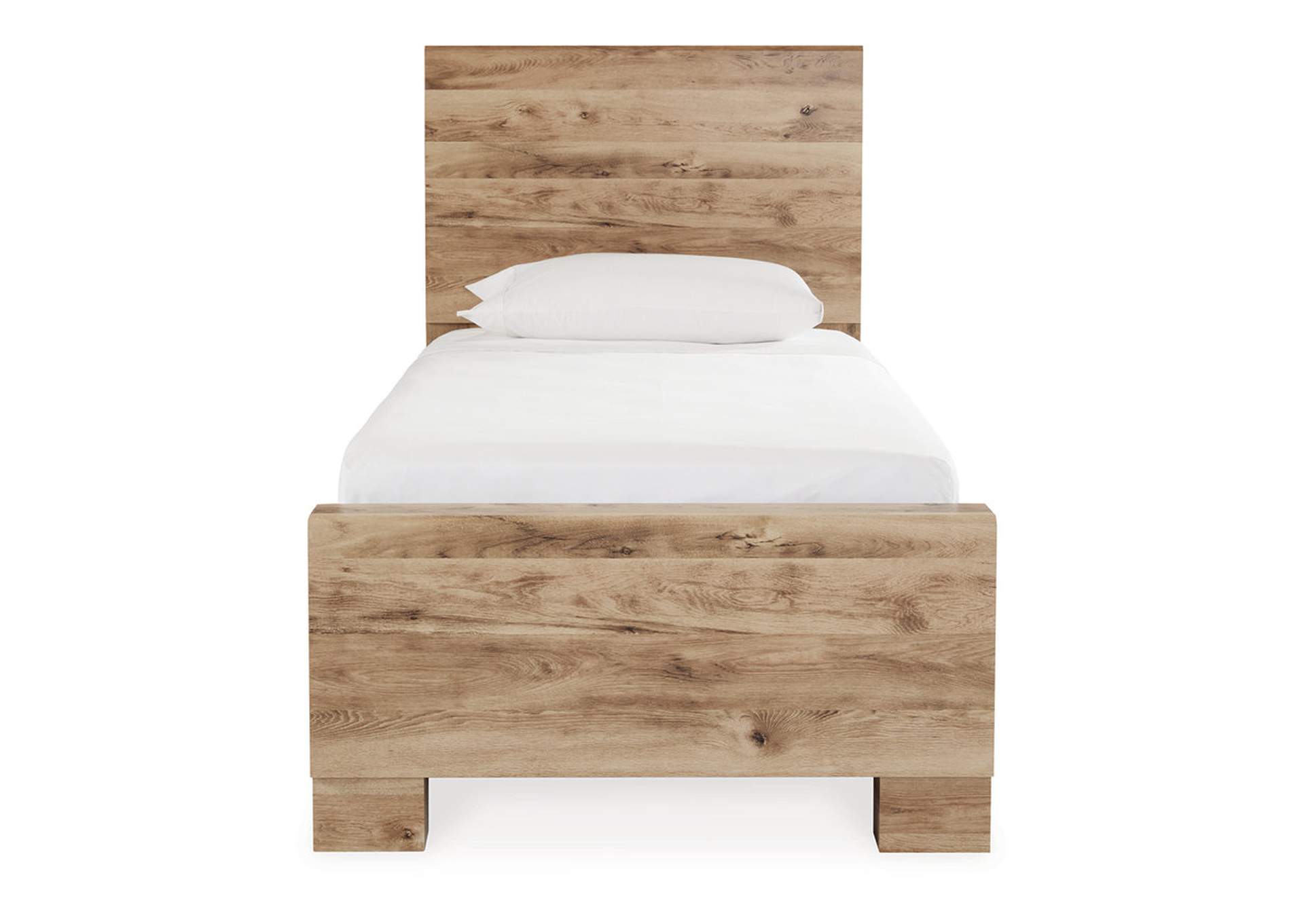 Hyanna Twin Panel Bed with 1 Side Storage, Dresser and Mirror,Signature Design By Ashley