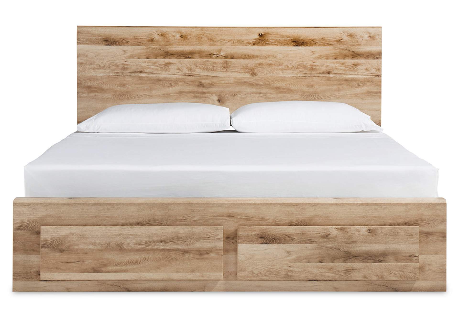 Hyanna Queen Panel Storage Bed with 2 Side Storage, Dresser and Mirror,Signature Design By Ashley