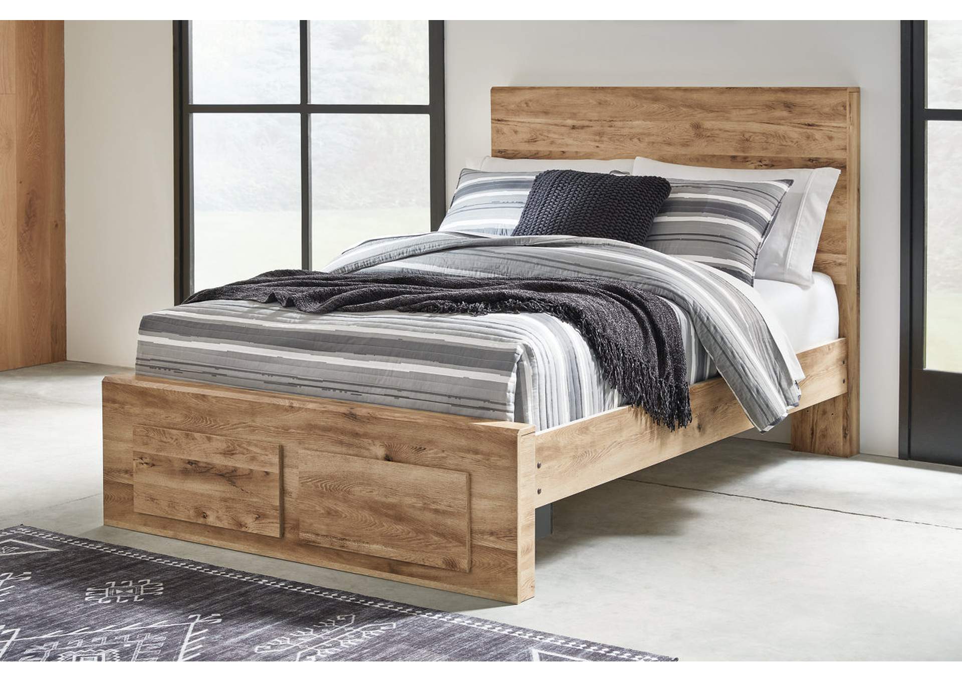 Hyanna Full Panel Storage Bed, Dresser and Mirror,Signature Design By Ashley