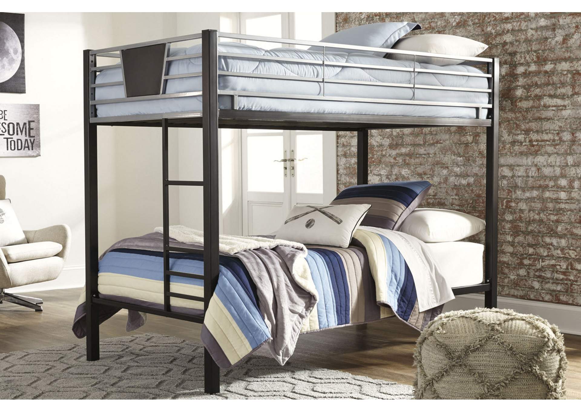 Dinsmore Twin Over Bunk Bed With, Bunk Beds Dfw