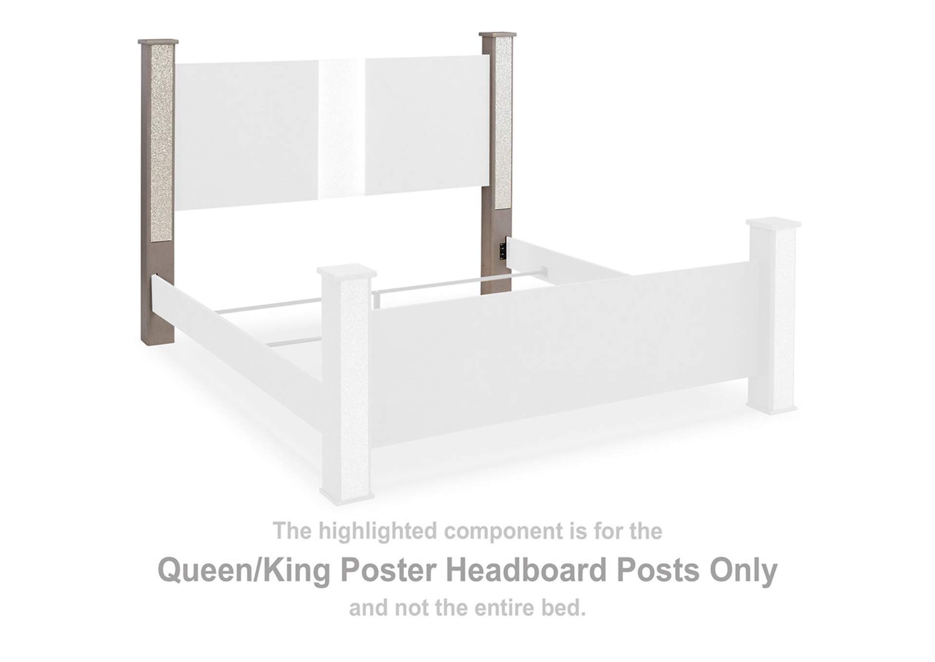 Surancha Queen Poster Bed,Signature Design By Ashley