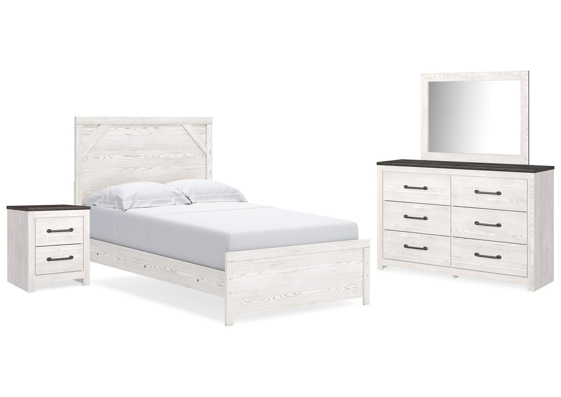 Gerridan Full Panel Bed, Dresser, Mirror and Nightstand,Signature Design By Ashley