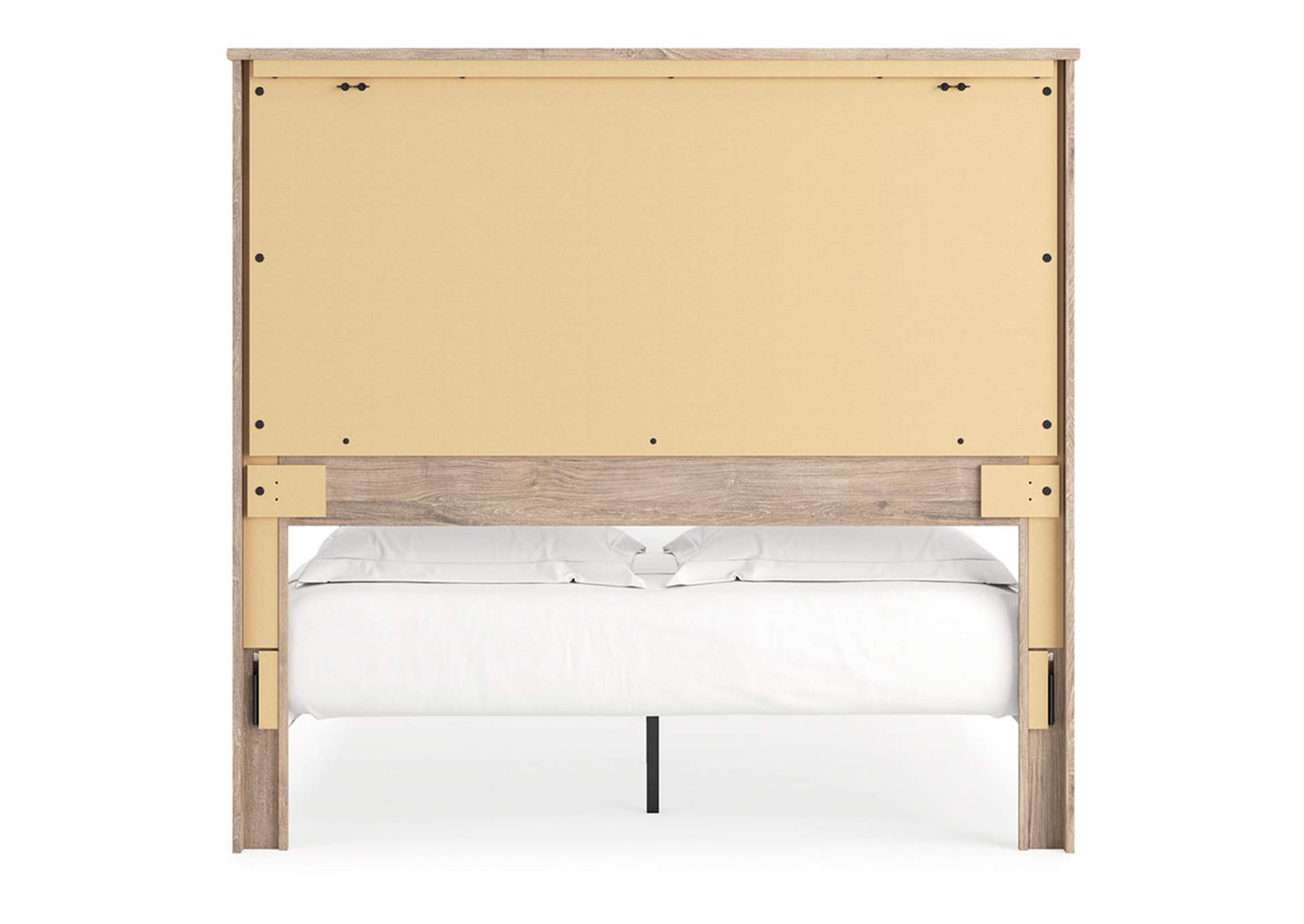 Senniberg Queen Panel Bed with Mirrored Dresser and Nightstand,Signature Design By Ashley