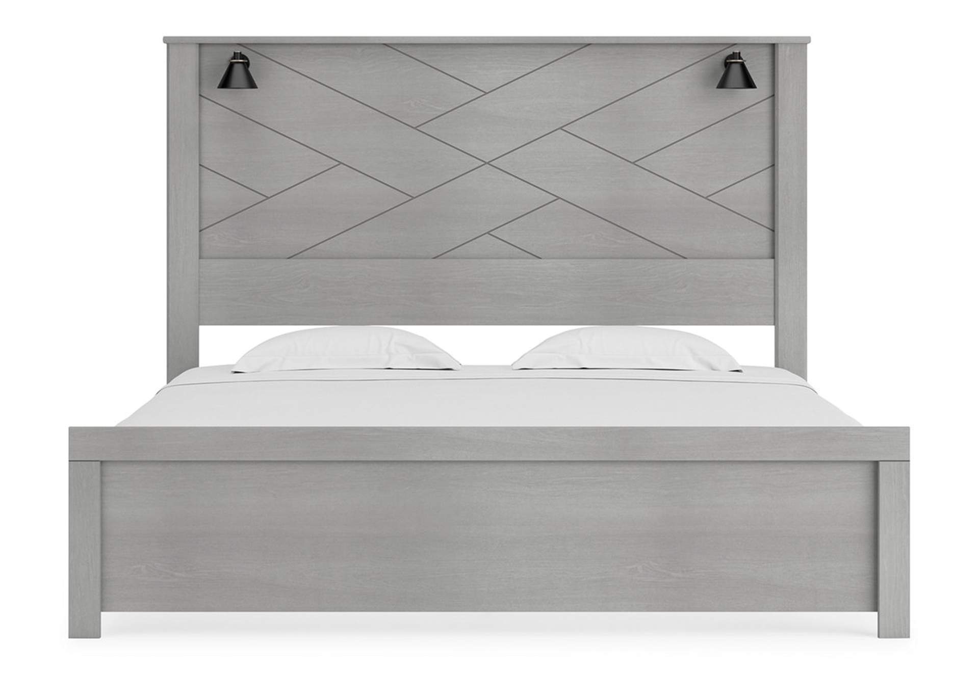 Cottonburg King Panel Bed, Dresser and Mirror,Signature Design By Ashley