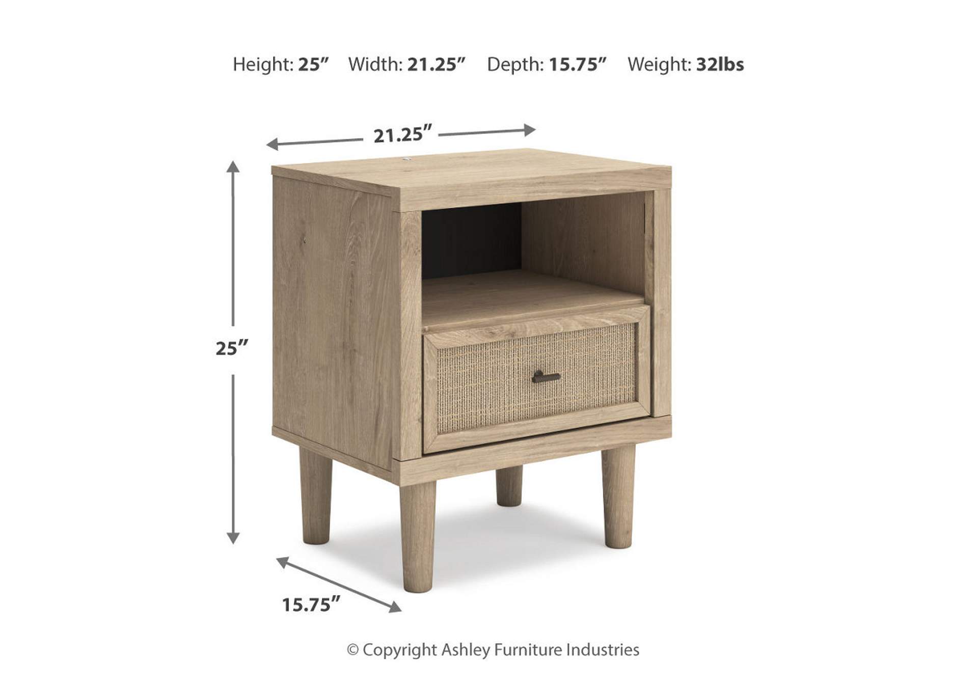 Cielden Nightstand,Signature Design By Ashley