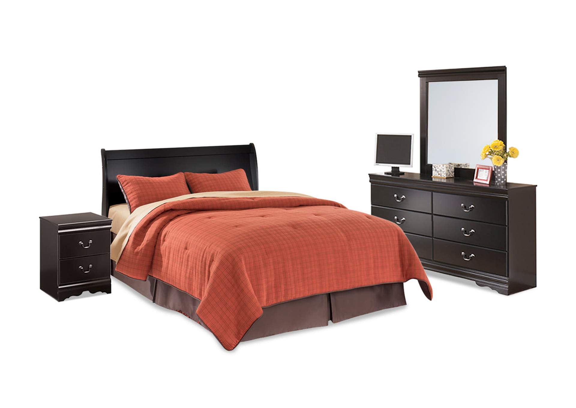 Huey Vineyard Queen Sleigh Headboard, Dresser, Mirror and Nightstand,Signature Design By Ashley