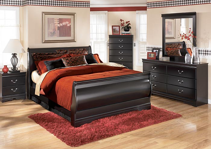 Huey Vineyard Queen Sleigh Bed,Direct To Consumer Express