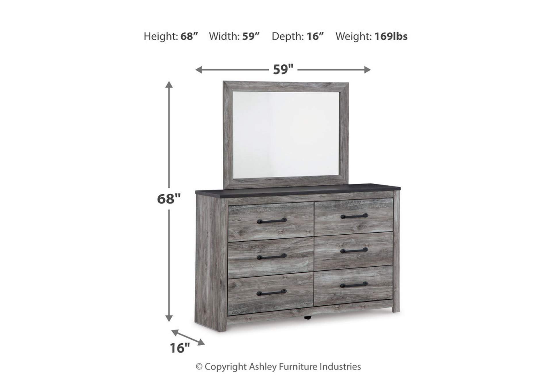 Bronyan Dresser and Mirror,Signature Design By Ashley