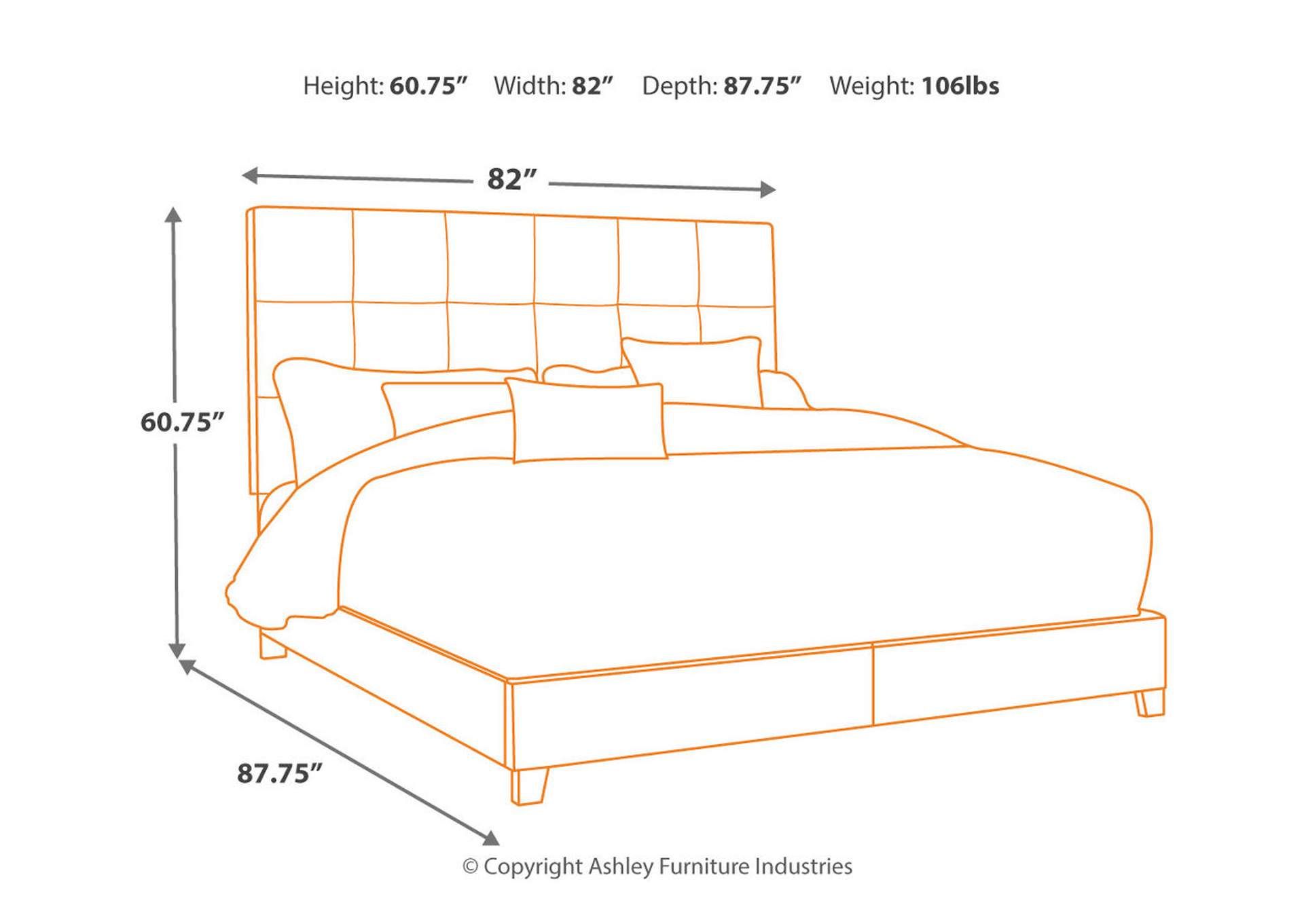 Dolante King Upholstered Bed,Signature Design By Ashley