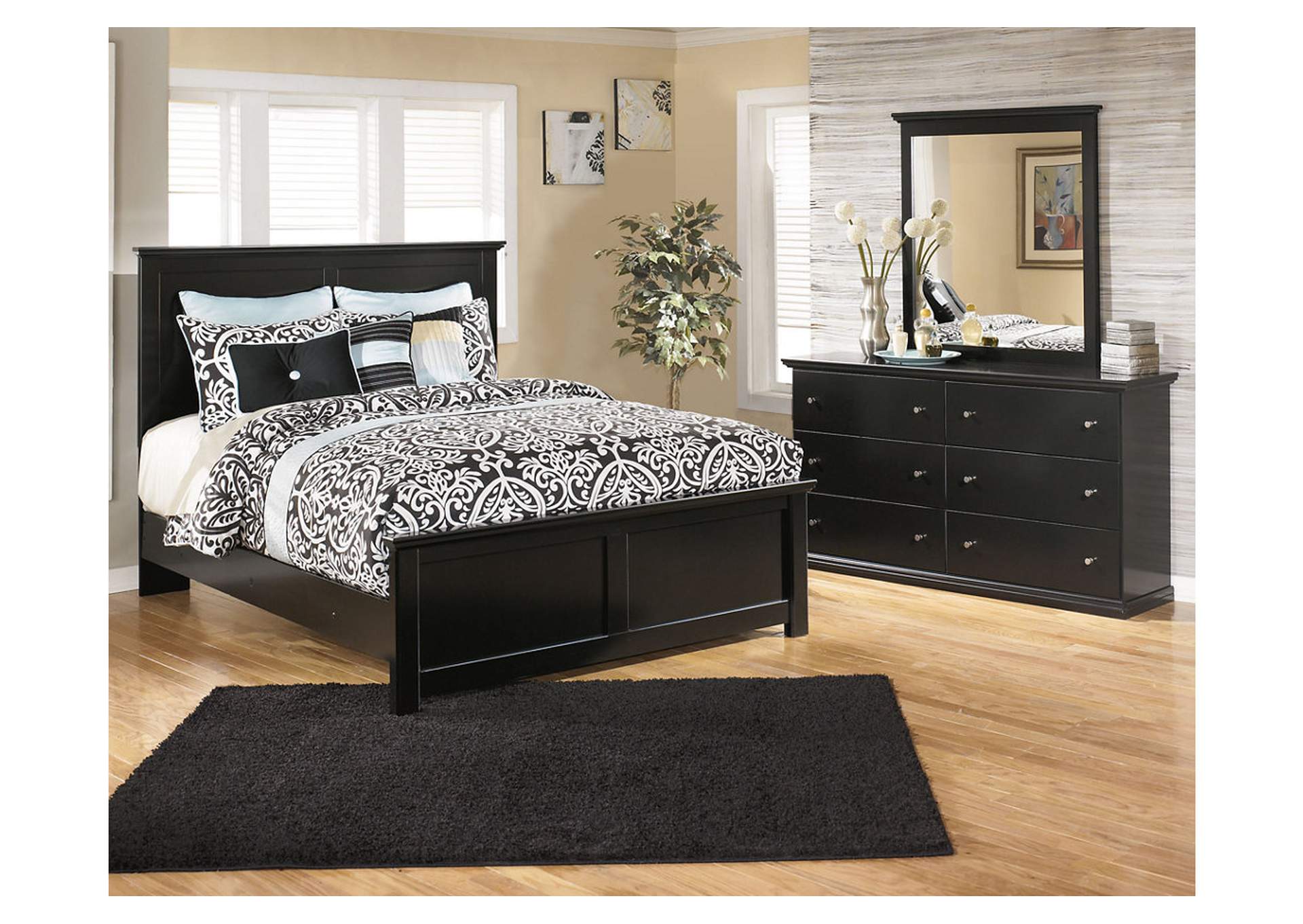 Maribel Full Panel Bed, Dresser and Mirror,Signature Design By Ashley