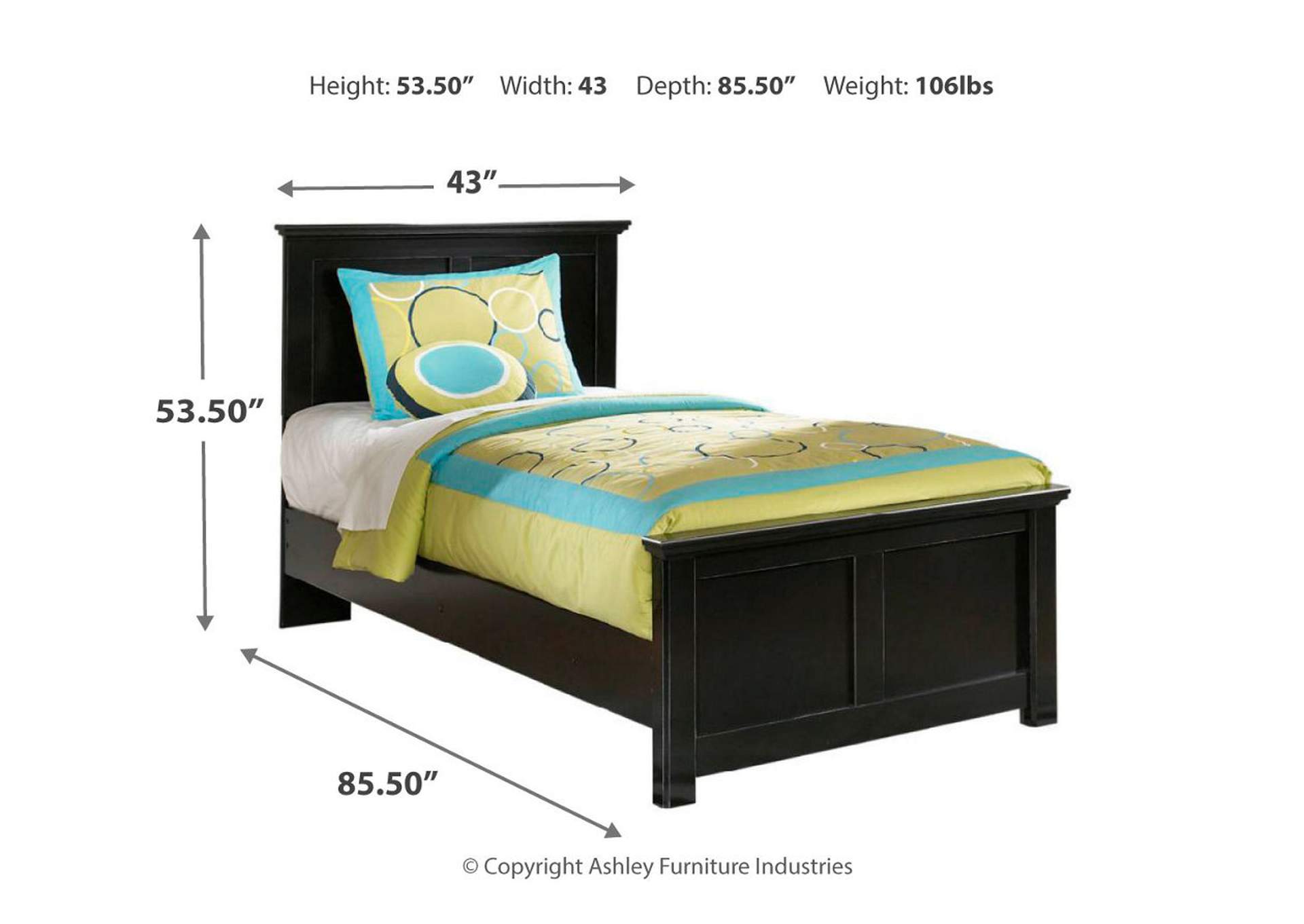 Maribel Twin Panel Bed,Signature Design By Ashley
