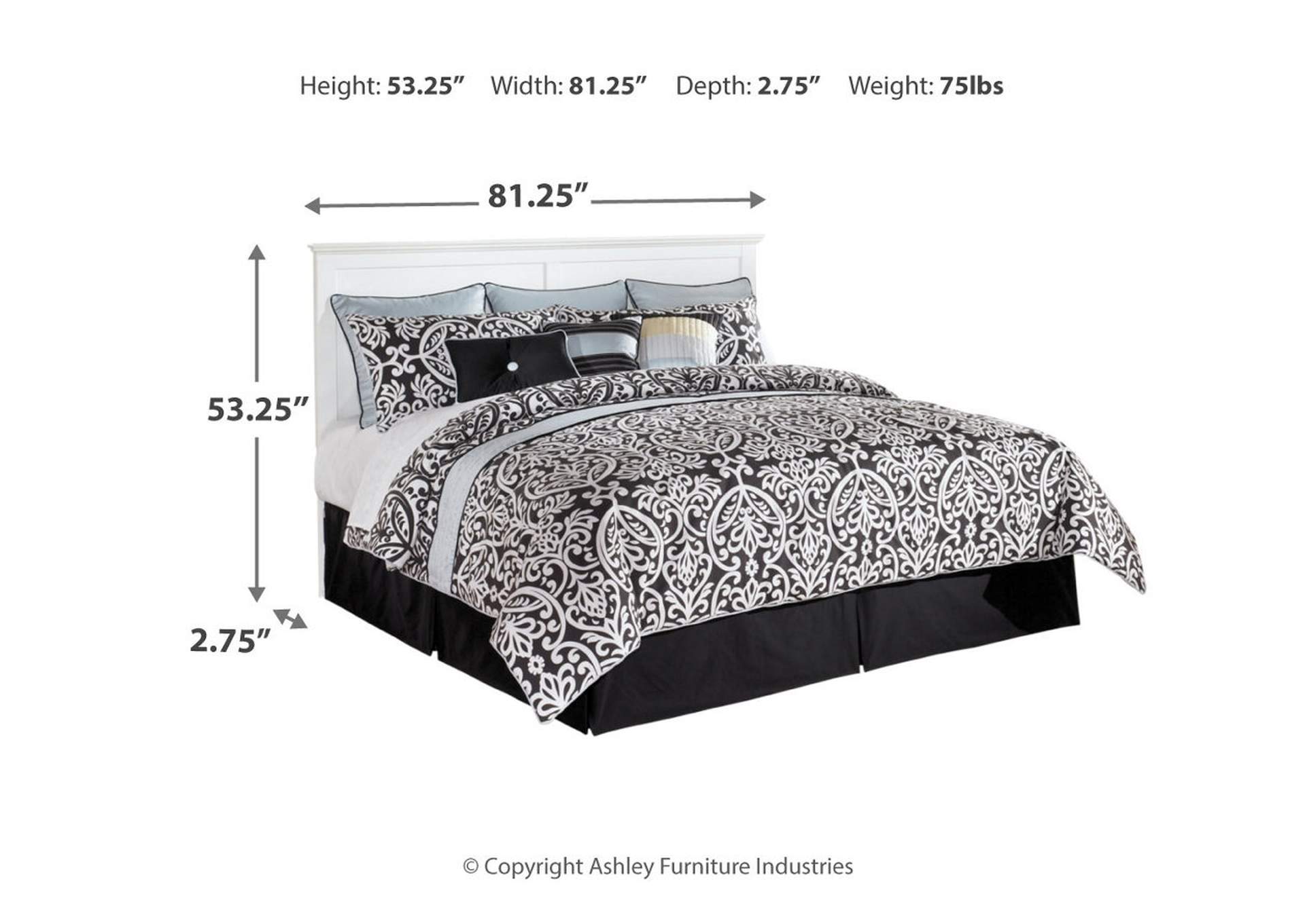 Bostwick Shoals King/California King Panel Headboard Bed with Dresser,Signature Design By Ashley