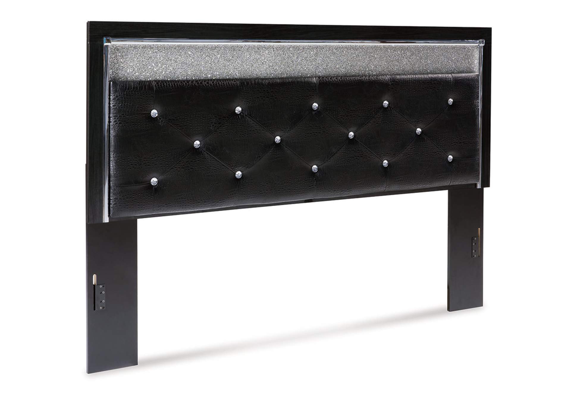 Kaydell King Upholstered Panel Headboard with Mirrored Dresser and 2 Nightstands,Signature Design By Ashley