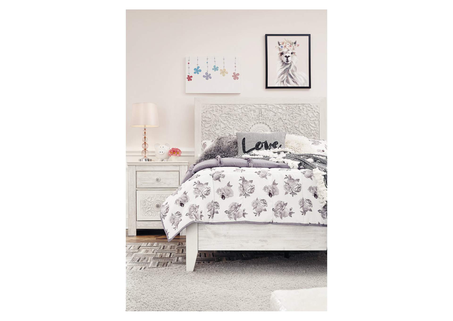 Paxberry Full Panel Bed with Nightstand,Signature Design By Ashley