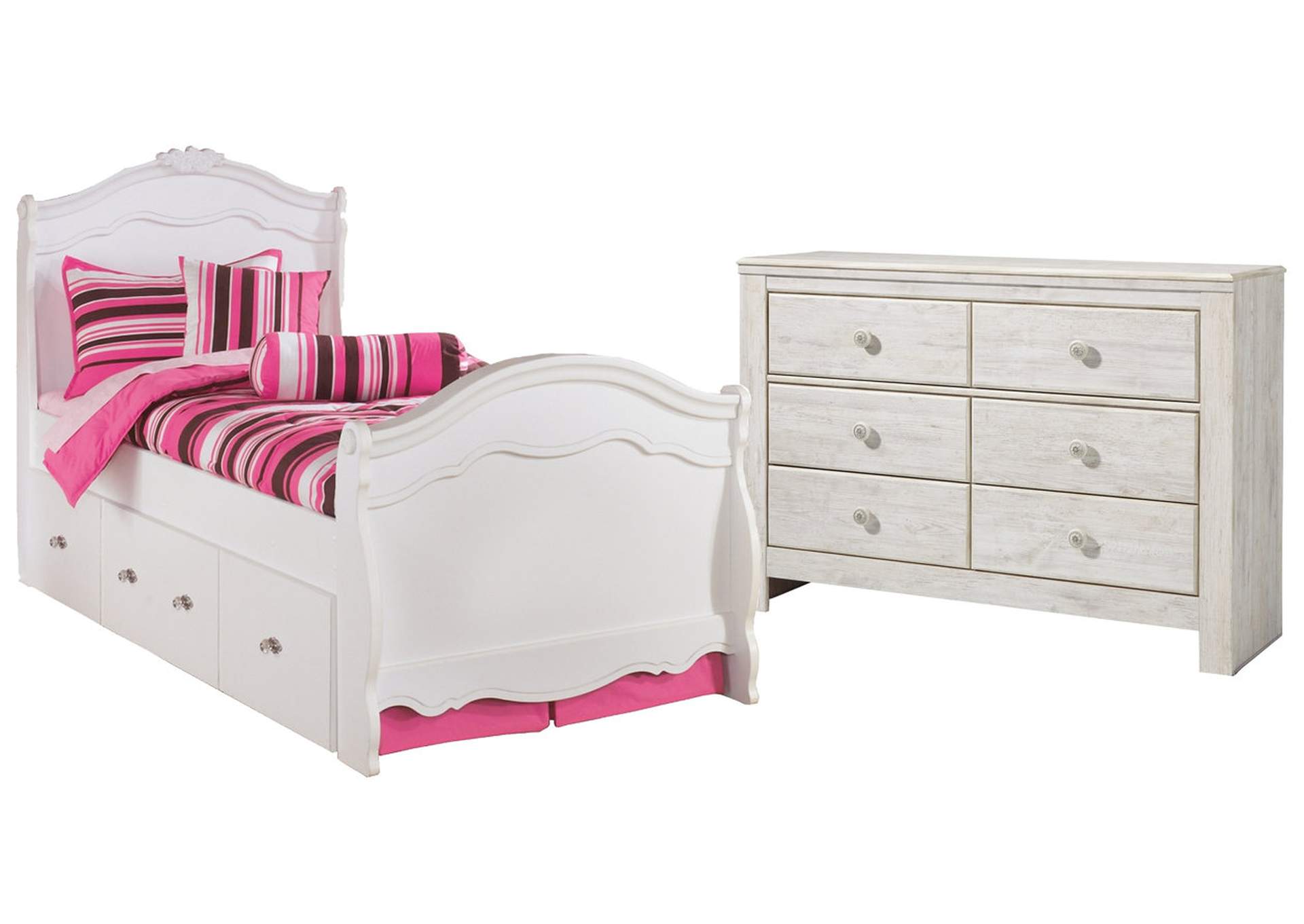 exquisite twin bed