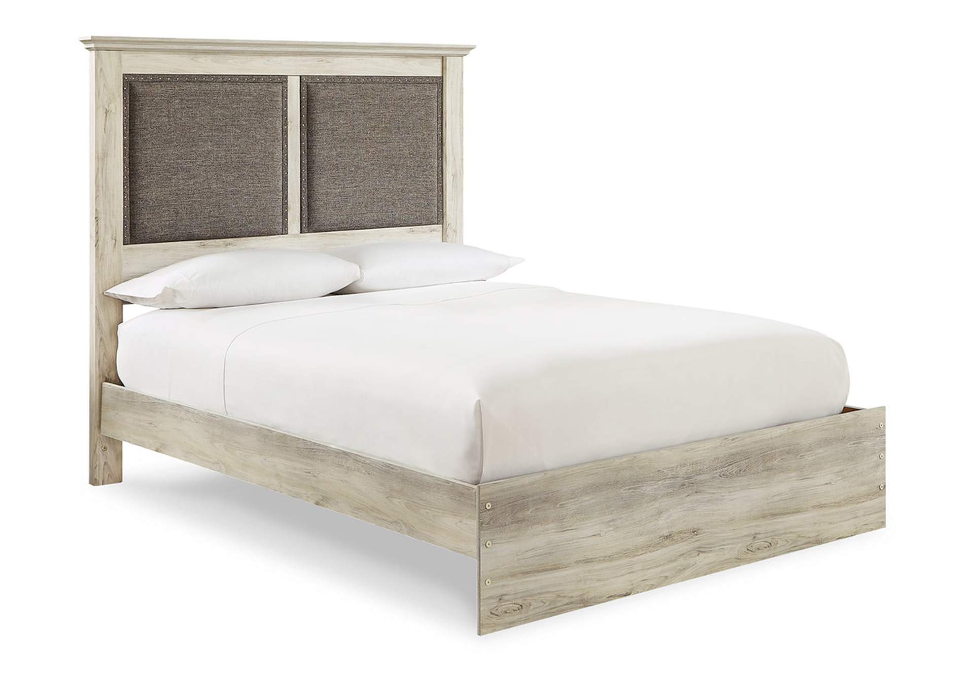 Cambeck King Upholstered Panel Bed with Mirrored Dresser and Chest,Signature Design By Ashley