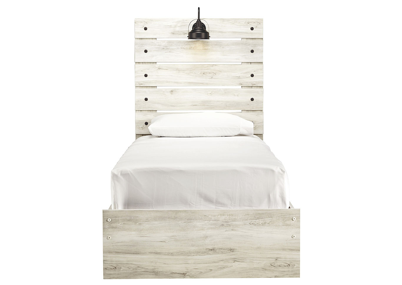 Cambeck Whitewash Twin Bed,Direct To Consumer Express