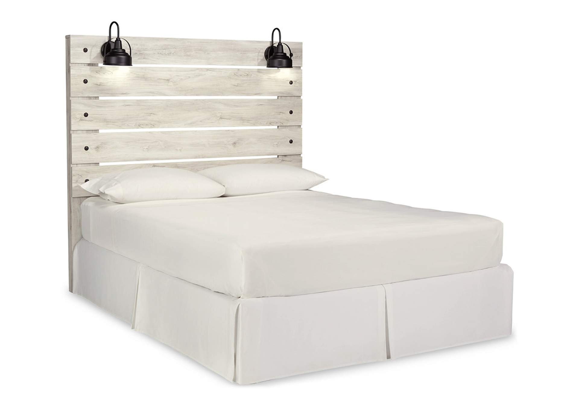 Cambeck Queen Panel Headboard Bed with Mirrored Dresser and 2 Nightstands,Signature Design By Ashley