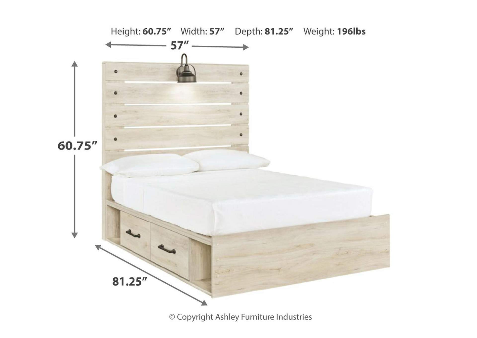 Cambeck Full Panel Bed with 2 Storage Drawers,Signature Design By Ashley