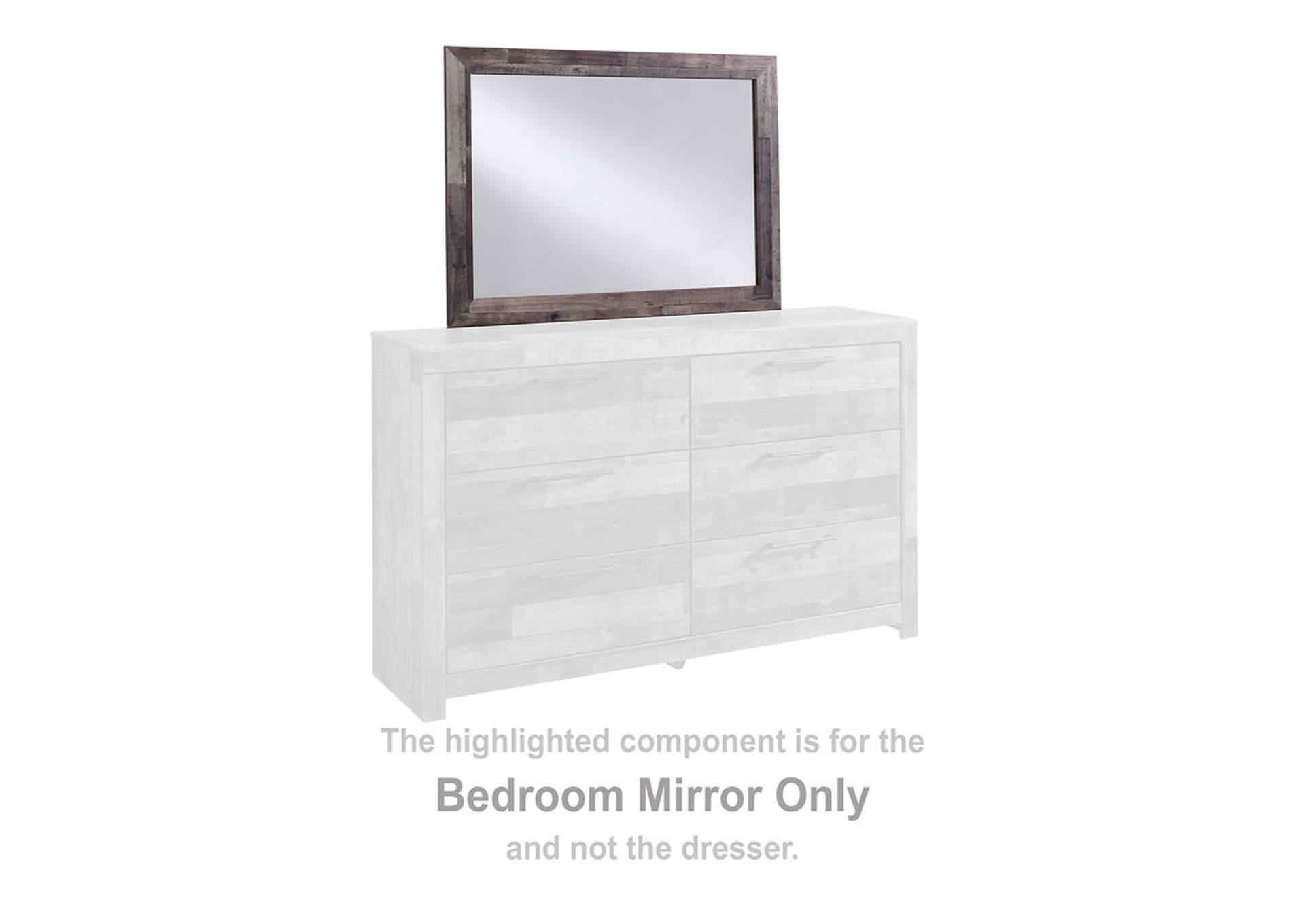 Derekson Queen Bed with Mirrored Dresser and Nightstand,Benchcraft