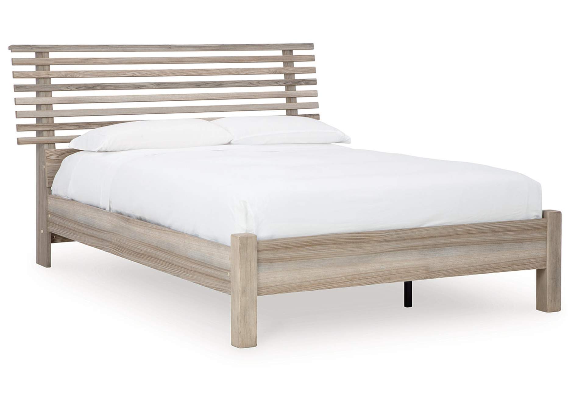 Hasbrick Queen Slat Panel Bed,Signature Design By Ashley