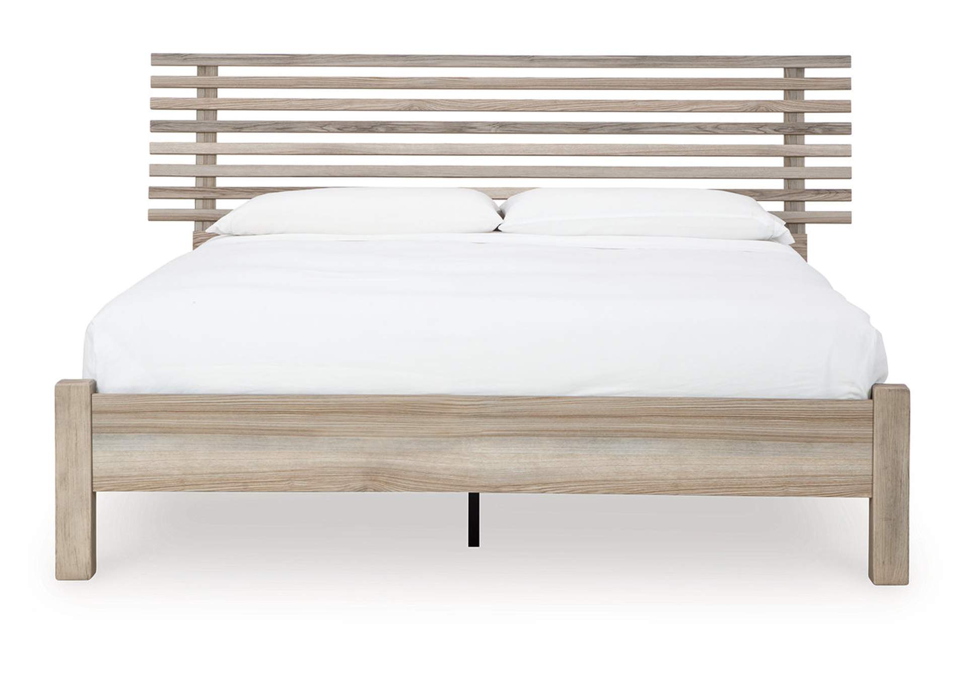 Hasbrick Queen Slat Panel Bed,Signature Design By Ashley