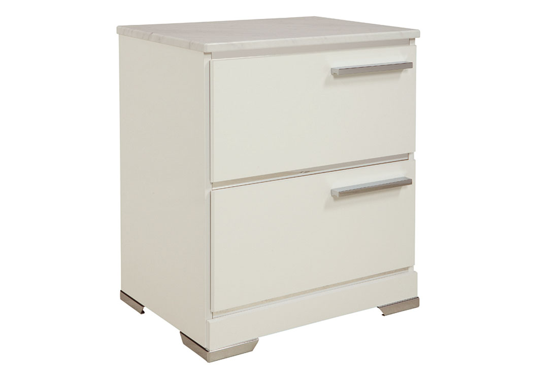 Brillaney White 2 Drawer Nightstand,ABF Signature Design by Ashley