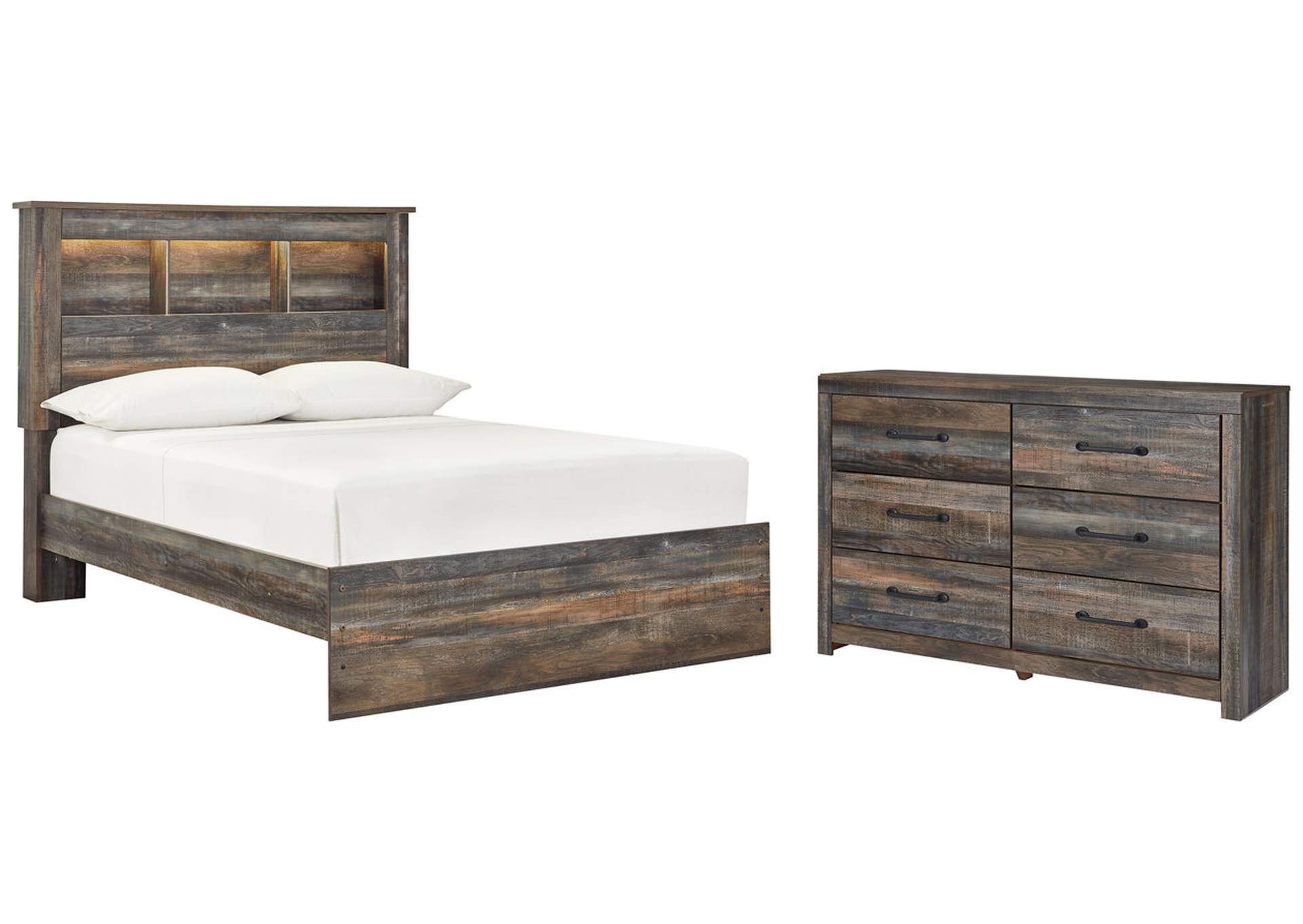 Drystan Full Bookcase Bed with Dresser,Signature Design By Ashley