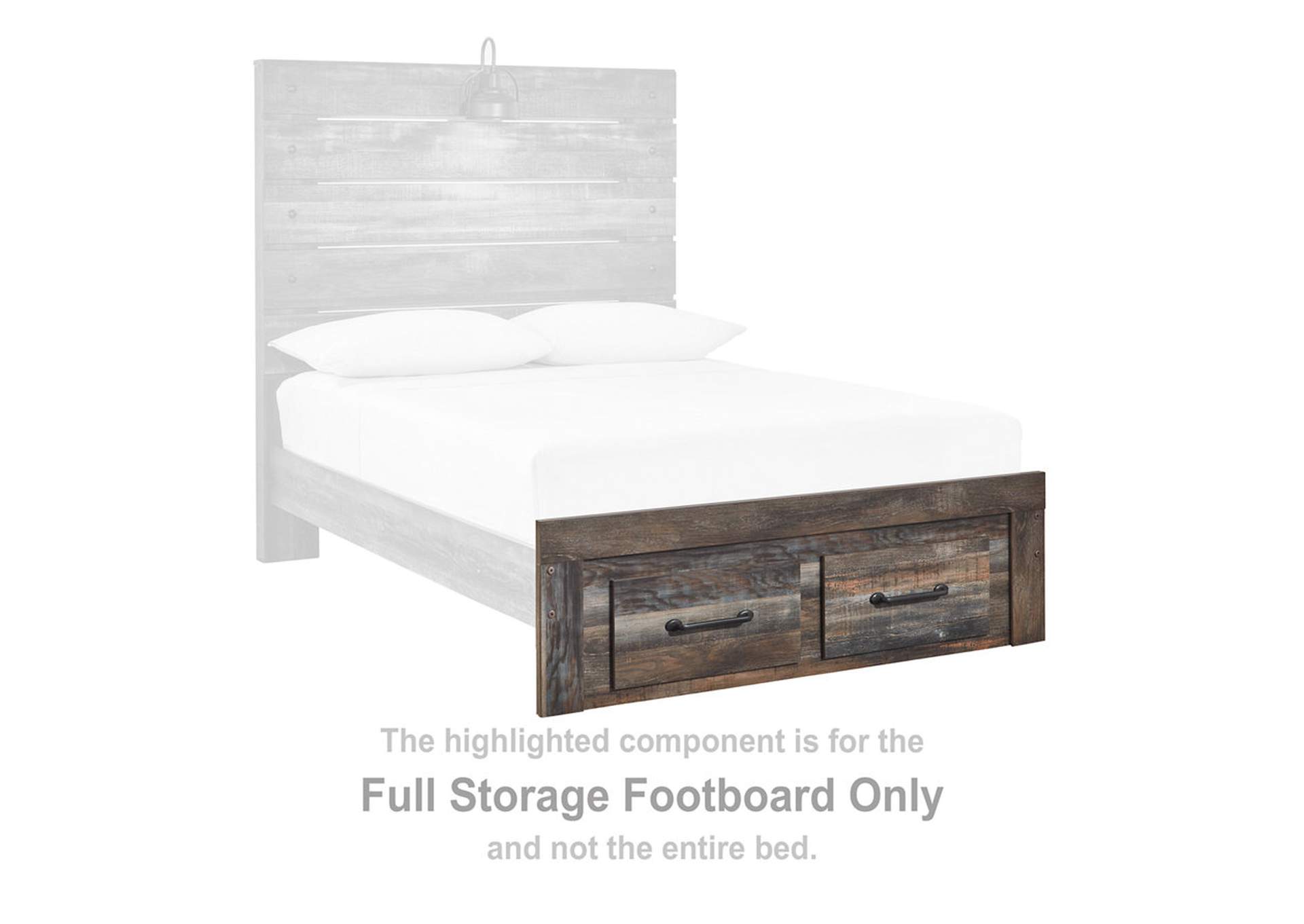 Drystan Full Panel Storage Bed, Dresser, Mirror and Nightstand,Signature Design By Ashley