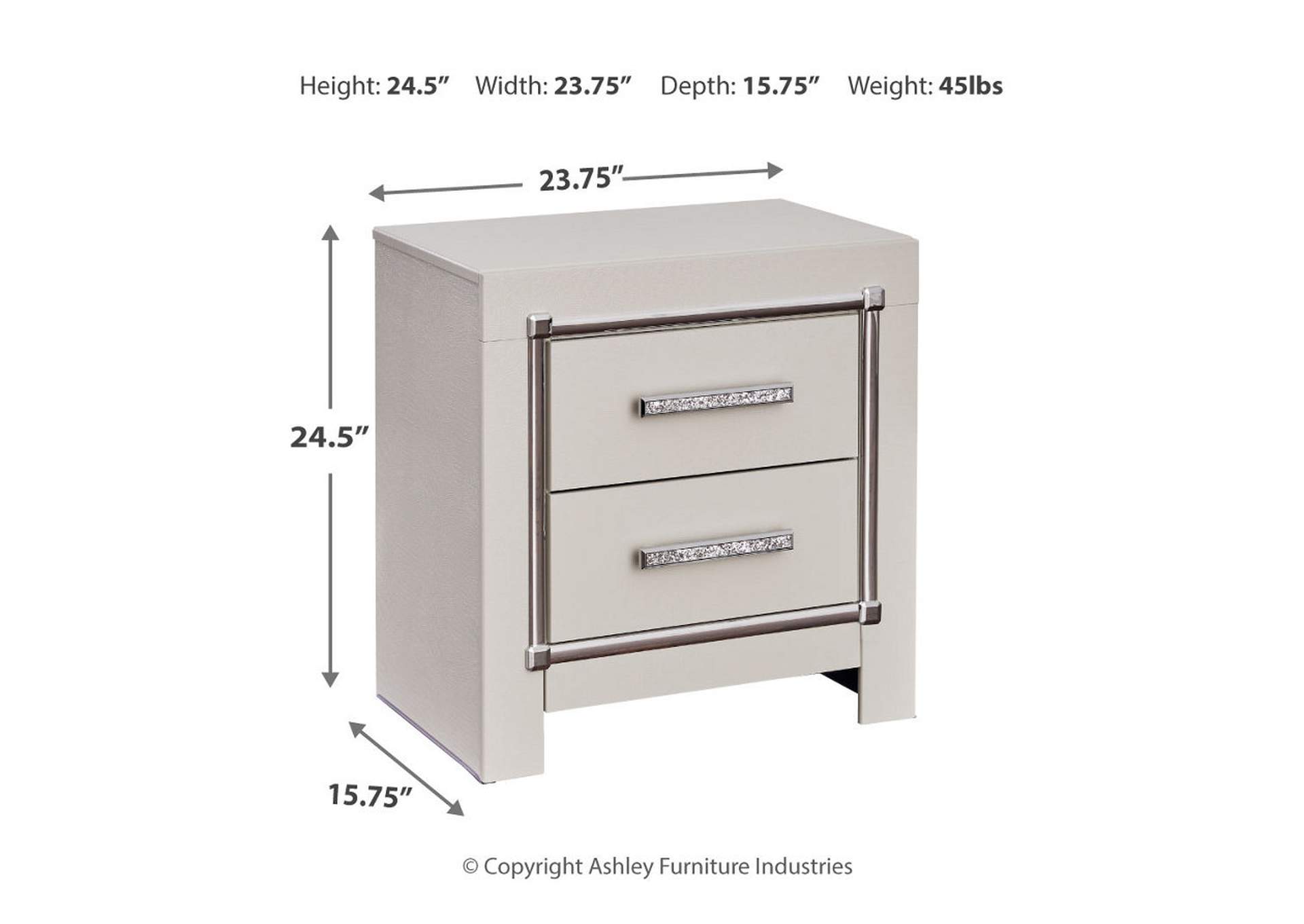 Zyniden Nightstand,Signature Design By Ashley