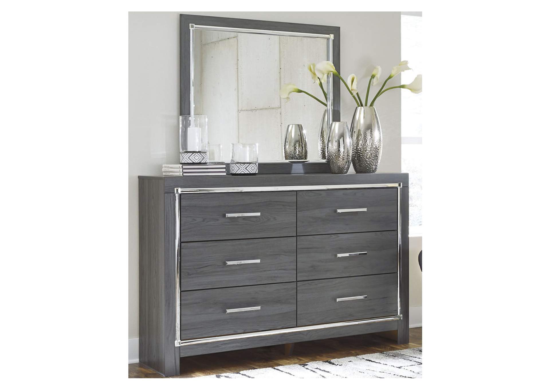 Lodanna Full Panel Bed with Mirrored Dresser,Signature Design By Ashley