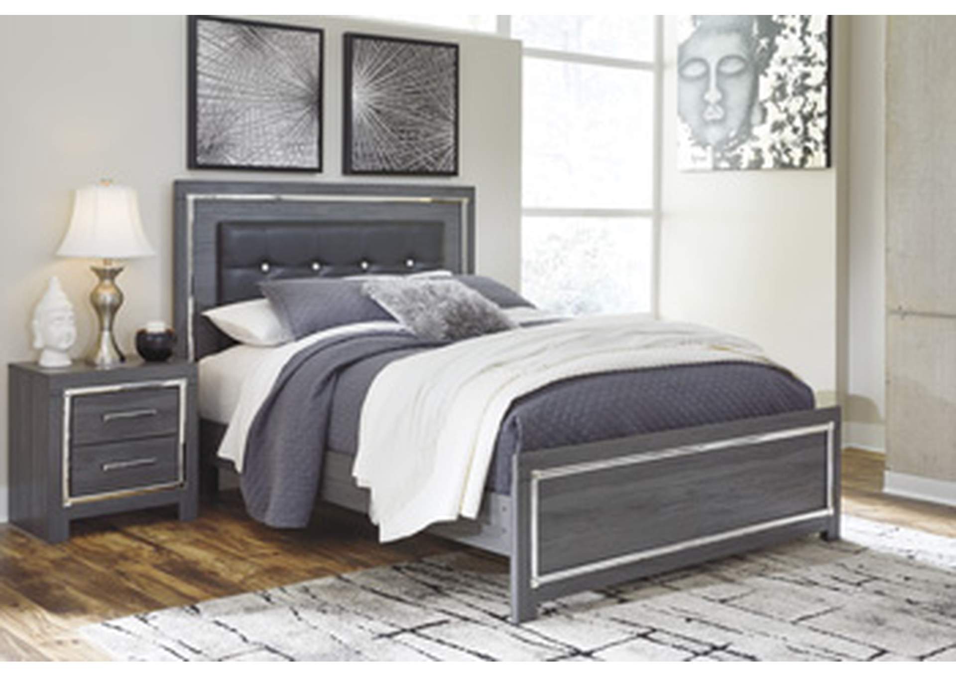 Lodanna Queen Panel Bed, Dresser, Mirror, Chest and Nightstand,Signature Design By Ashley