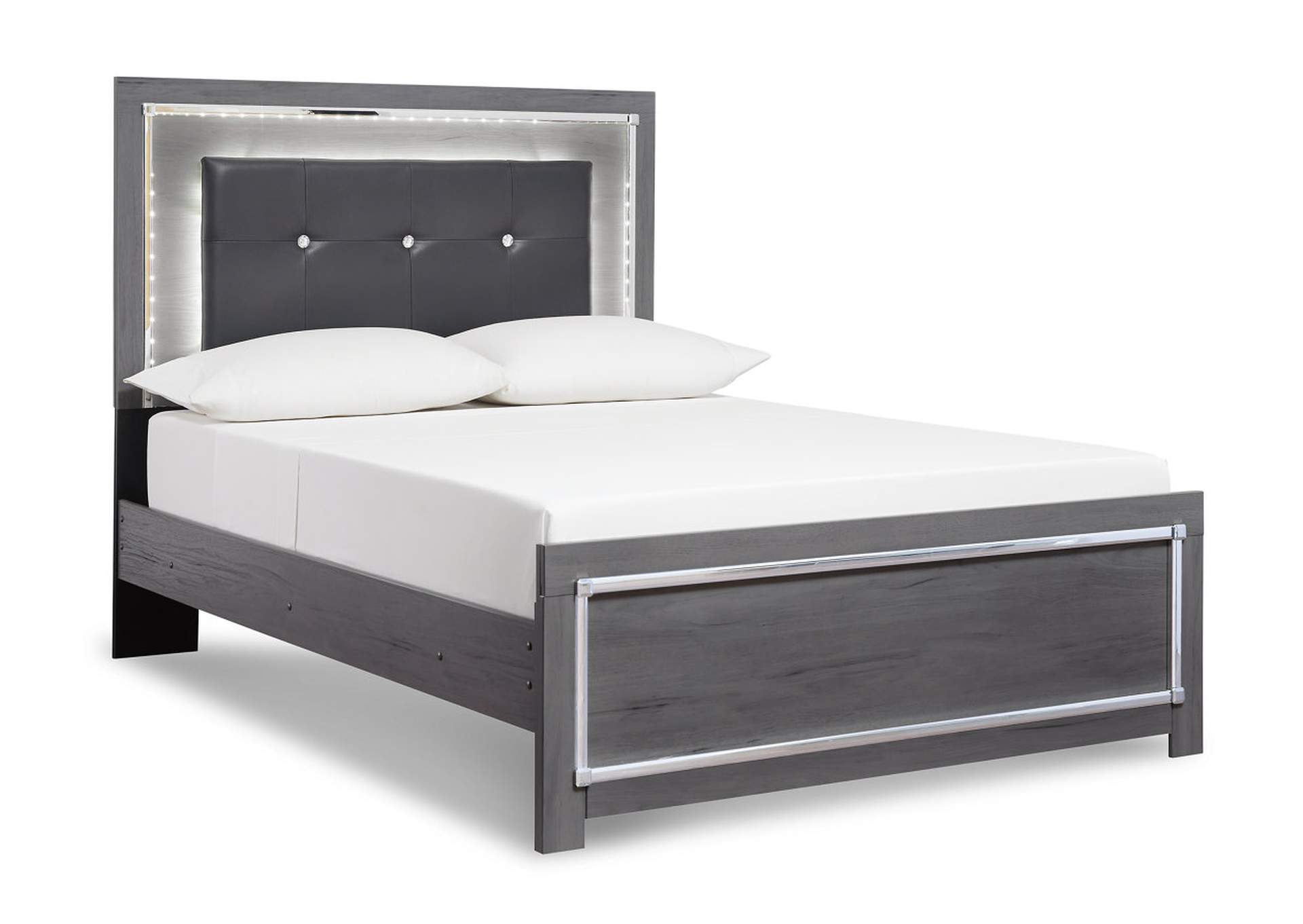 Lodanna Queen Panel Bed with Mirrored Dresser and Chest,Signature Design By Ashley