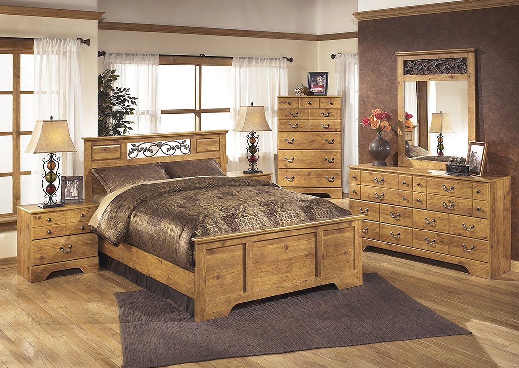 Bittersweet Queen Panel Bed w/Dresser, Mirror and Nightstand,ABF Signature Design by Ashley