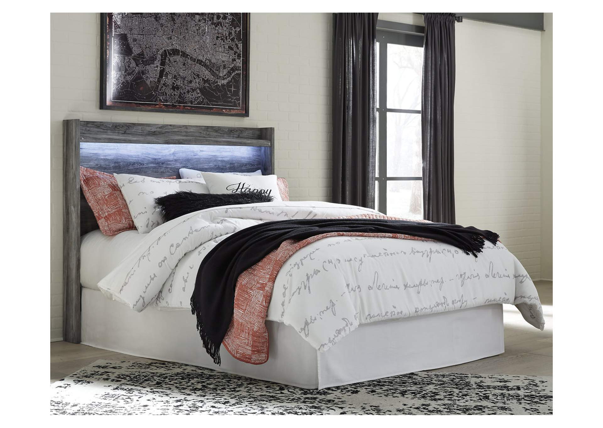 Baystorm Queen Panel Headboard Bed with Dresser,Signature Design By Ashley