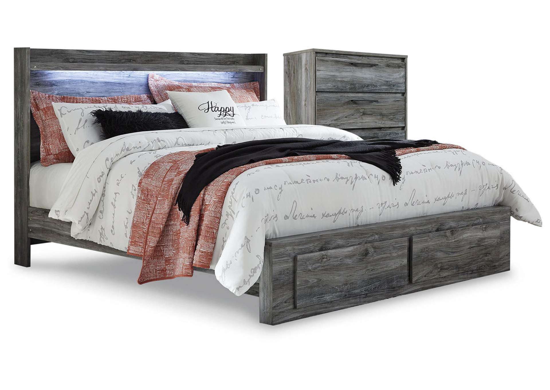 Baystorm King Panel Storage Bed with Chest,Signature Design By Ashley