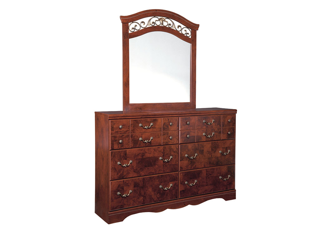 Delianna Reddish Brown Bedroom Mirror,ABF Signature Design by Ashley