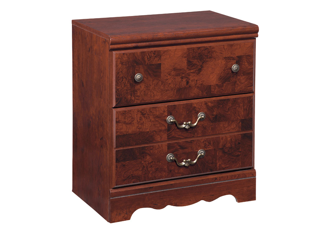 Delianna Reddish Brown Two Drawer Nightstand,ABF Signature Design by Ashley