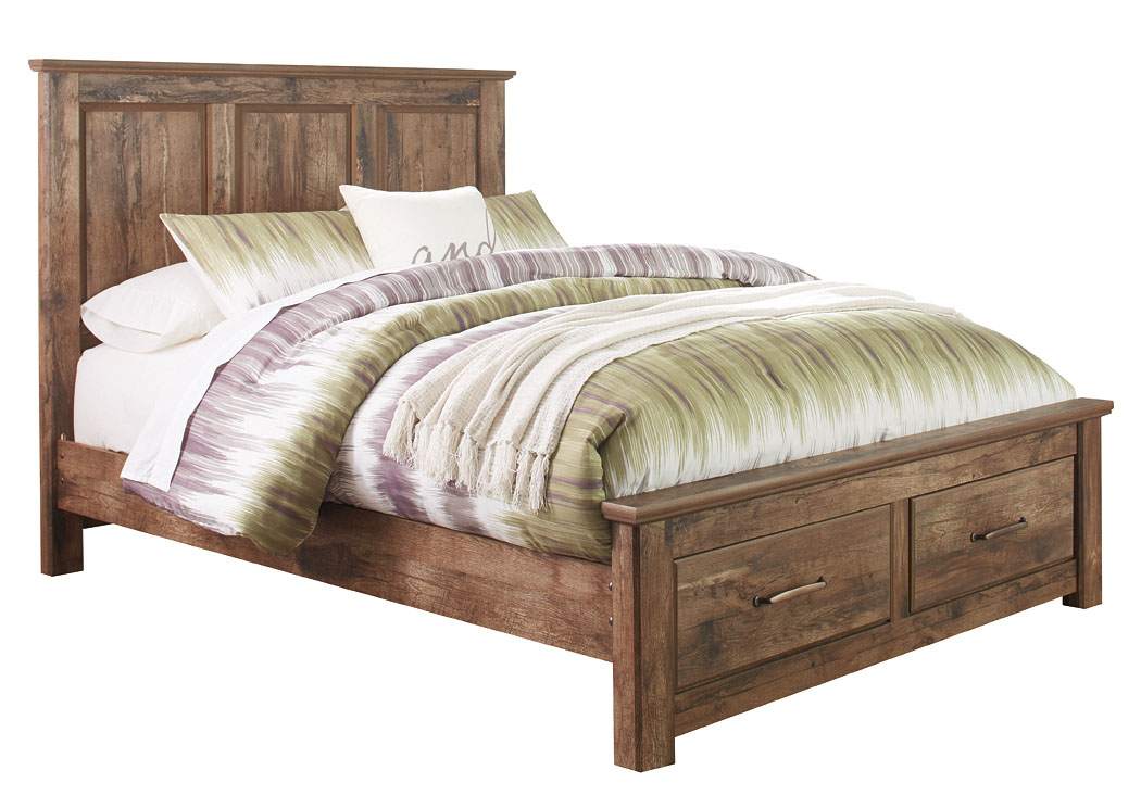 Blaneville Brown Queen Storage Platform Bed,ABF Signature Design by Ashley