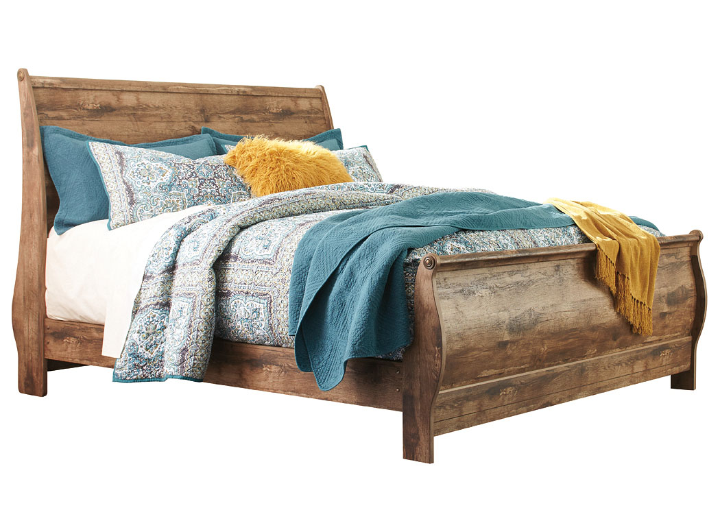 Blaneville Brown King Sleigh Bed,ABF Signature Design by Ashley