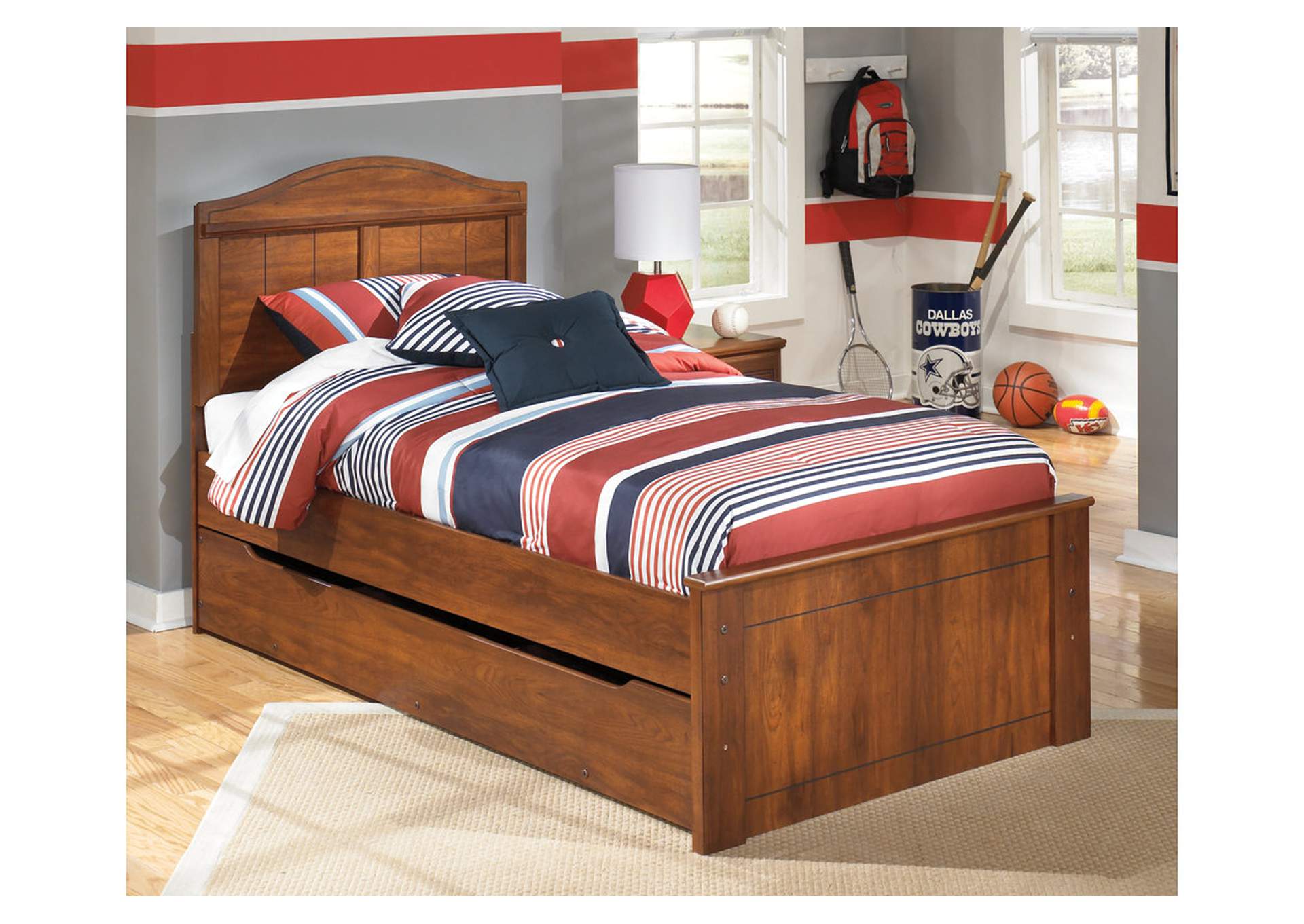 Barchan Twin Panel Bed w/ Trundle,ABF Signature Design by Ashley