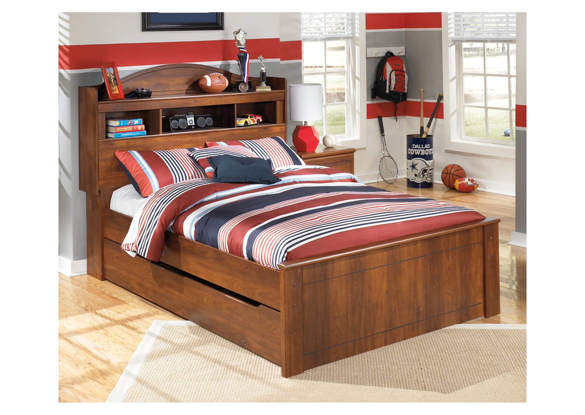 Barchan Full Bookcase Bed w/ Trundle,ABF Signature Design by Ashley