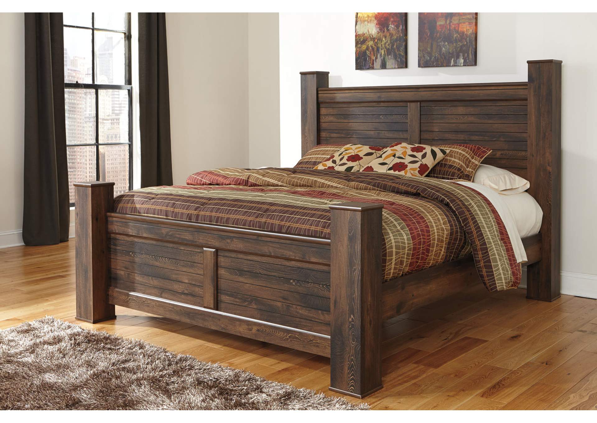 Quinden King Poster Bed,ABF Signature Design by Ashley