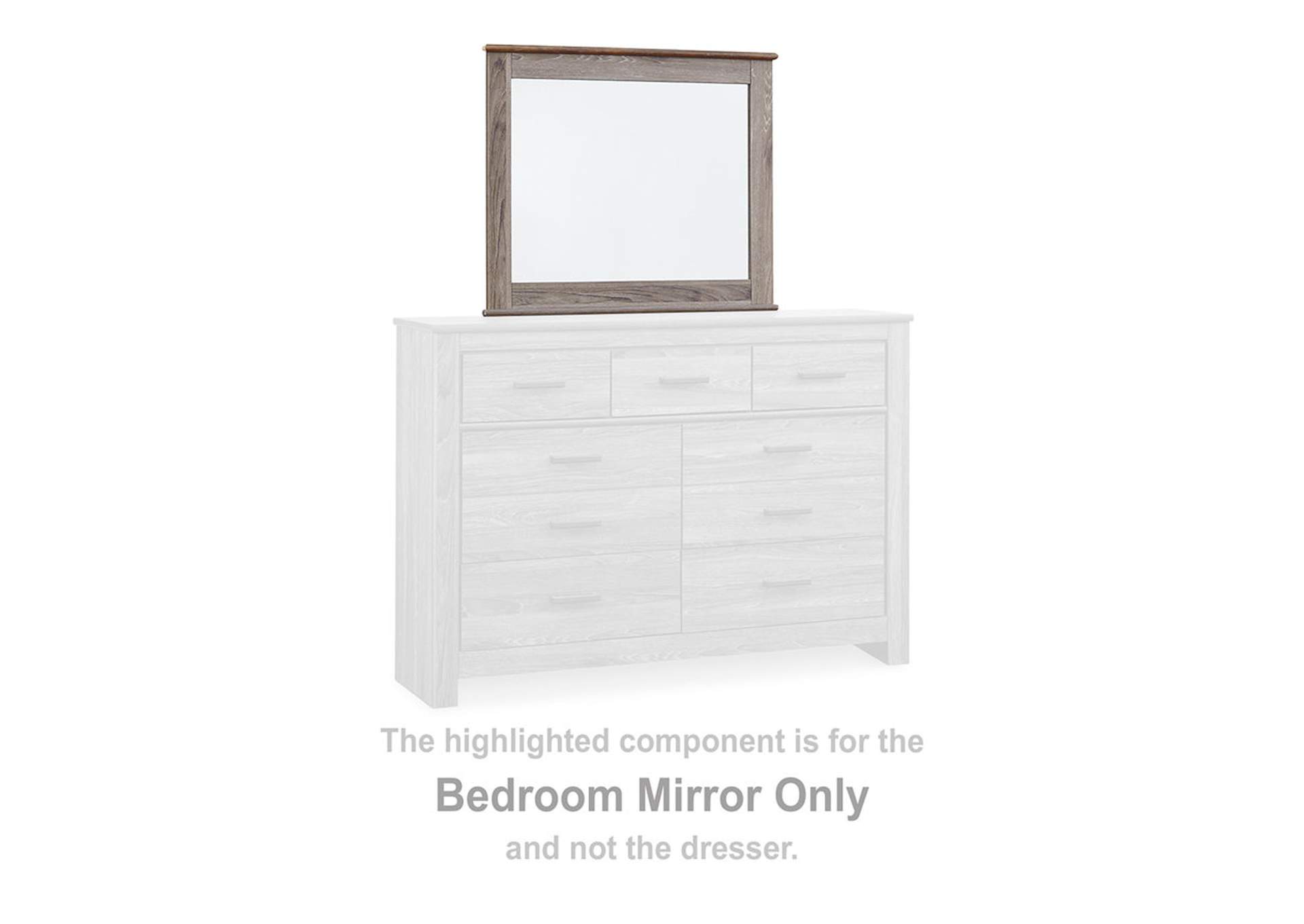 Zelen King Panel Bed, Dresser and Mirror,Signature Design By Ashley