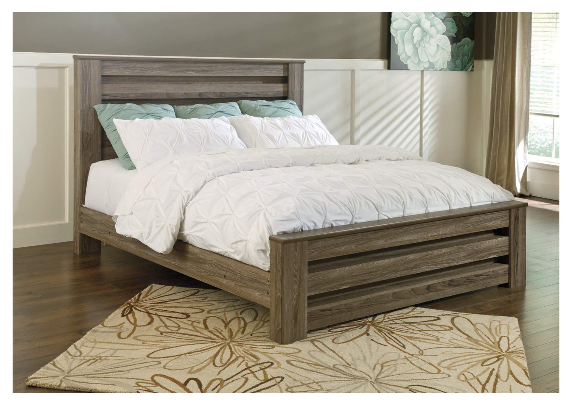 Zelen King Panel Bed with Dresser,Signature Design By Ashley