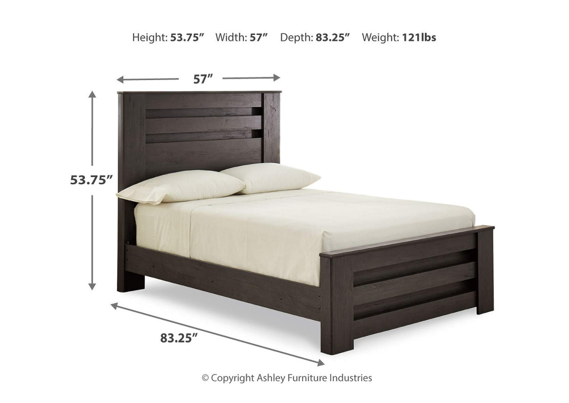 Brinxton Full Panel Bed, Dresser and Mirror,Signature Design By Ashley