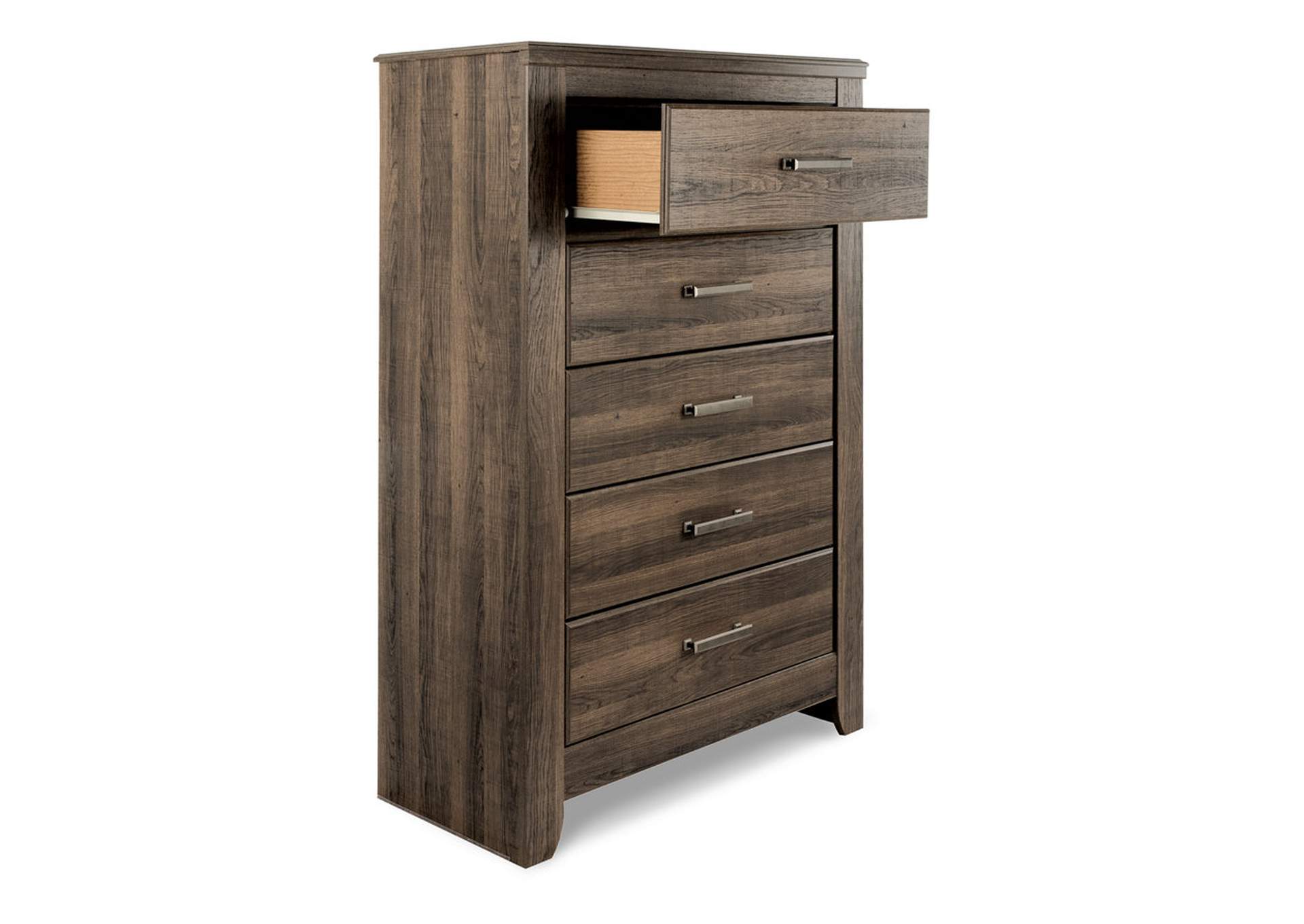 Juararo California King Poster Bed, Dresser, Mirror, Chest and 2 Nightstands,Signature Design By Ashley