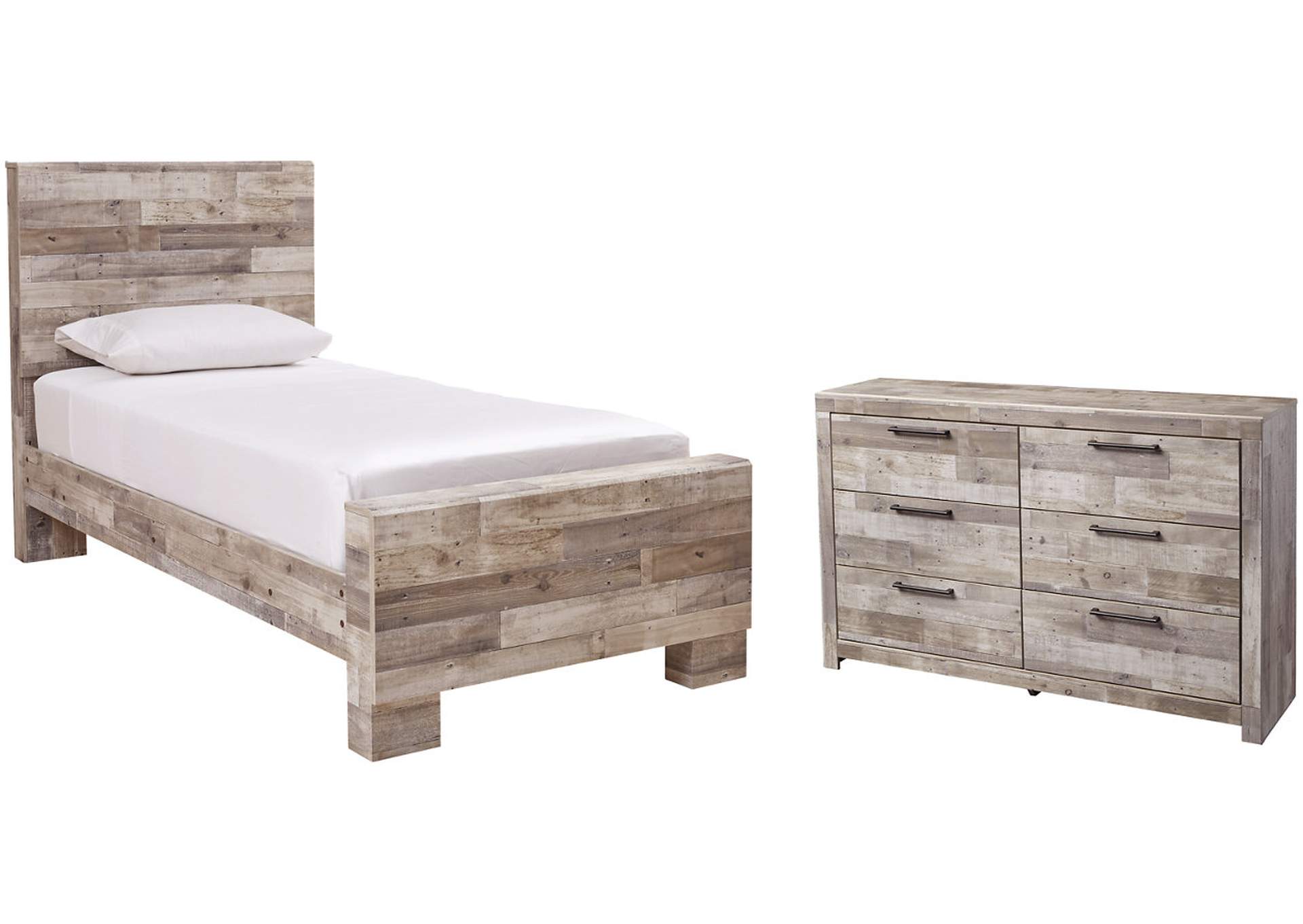 Effie Twin Panel Bed with Dresser,Signature Design By Ashley