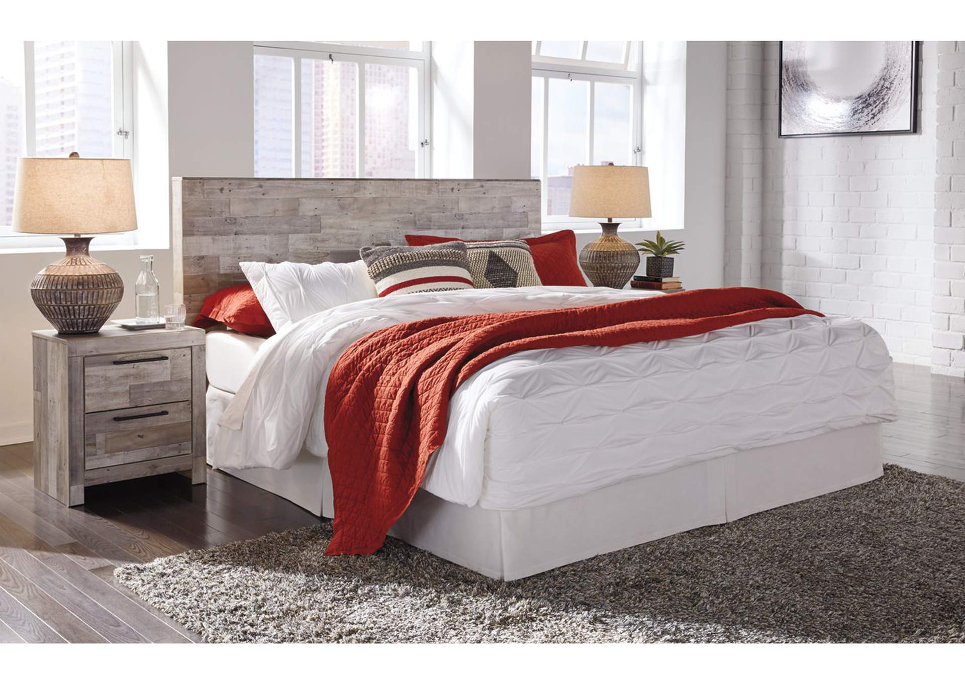 Effie King Panel Headboard Bed with Dresser,Signature Design By Ashley