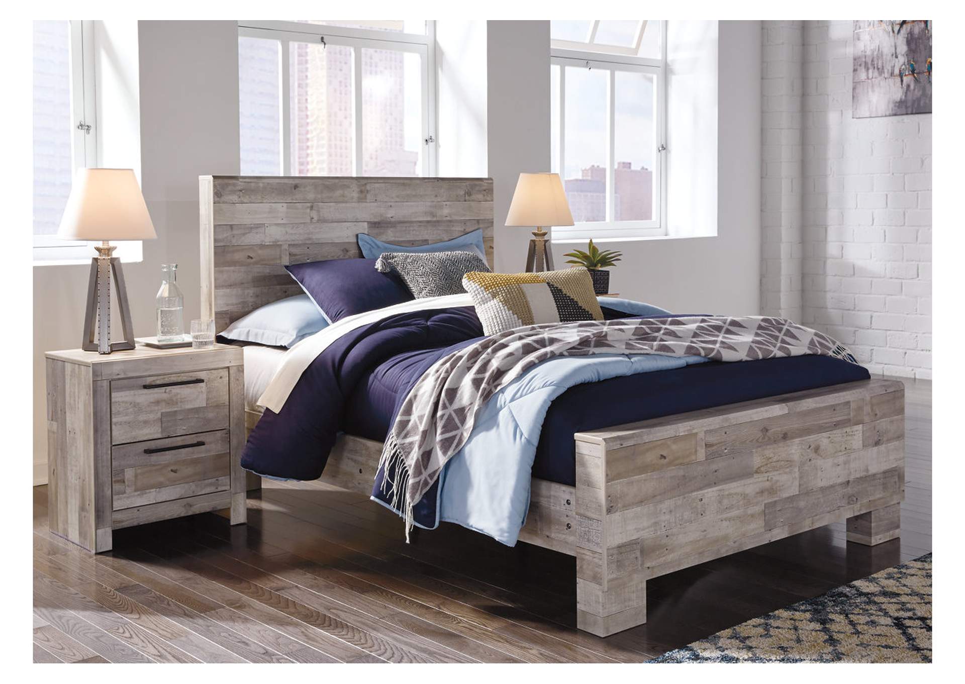 Effie Full Panel Bed with Nightstand,Signature Design By Ashley